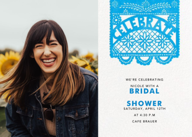 Papel Picado Photo - Bridal Shower Invitation by Paperless Post