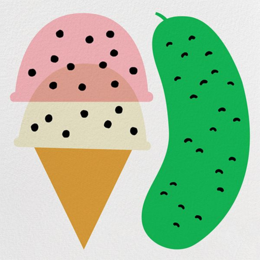 Ice Cream And Pickles - Baby Shower Invitation by The Indigo Bunting