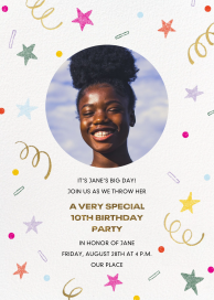 Confetti Fete Photo - Birthday Invitation by Paperless Post