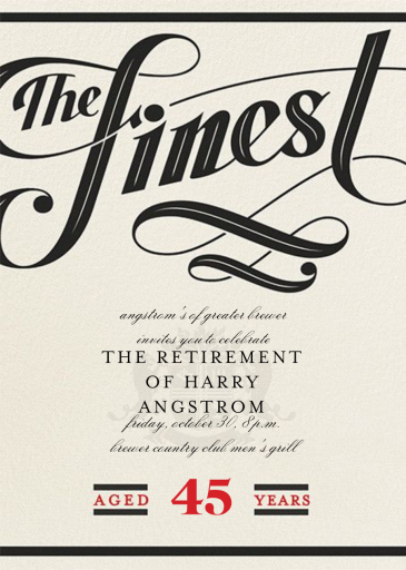 Barrel Aged - Game Night Invitation by Paperless Post