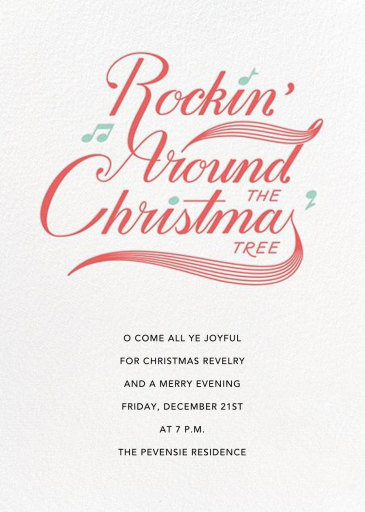 Christmas Party Hop by Paperless Post