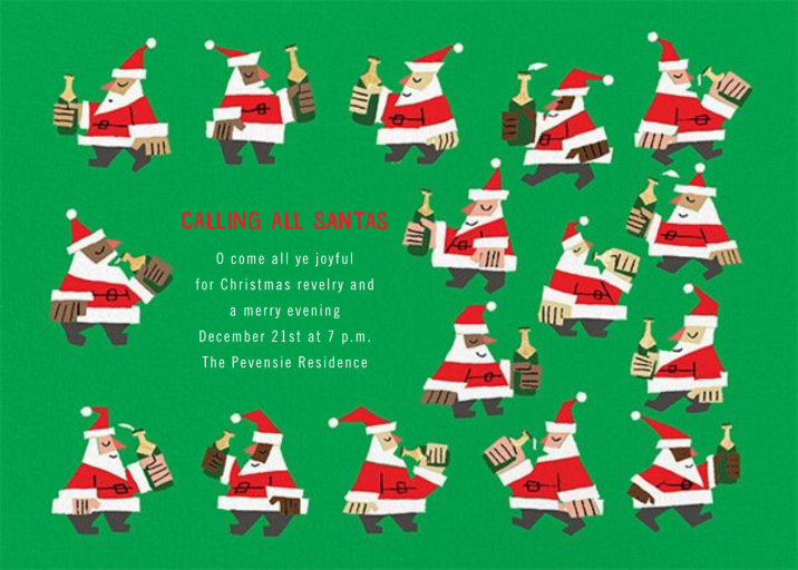 Calling All Santas by Paperless Post