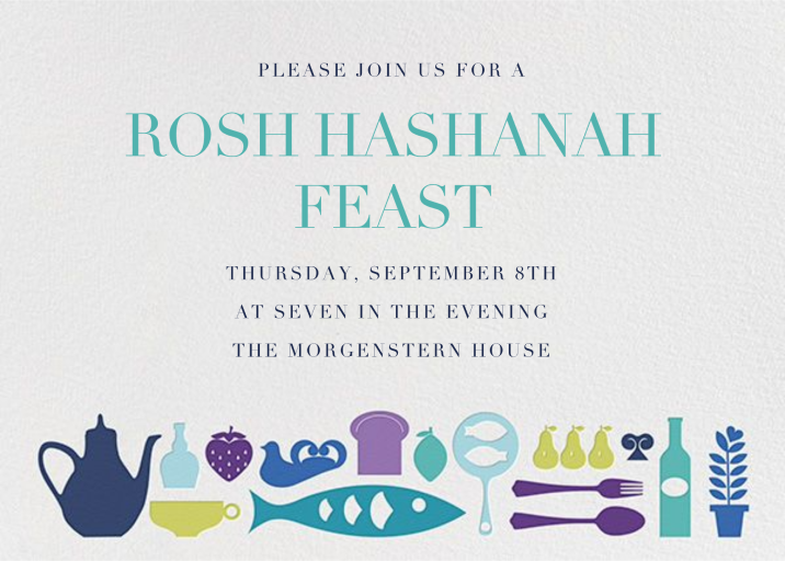 Icon Feast Rosh Hashanah Invitation