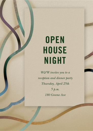 Biotic - Open House Invitation by Kelly Wearstler