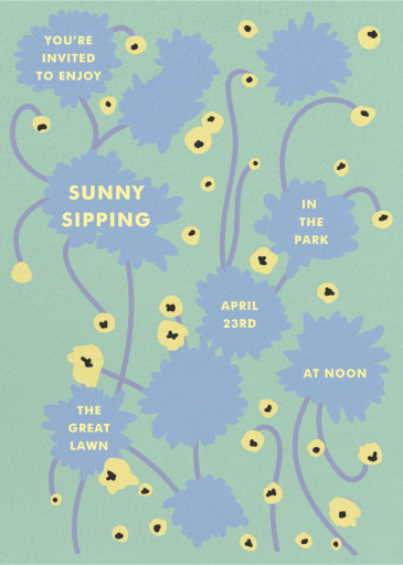 Pollen - Invitation by Gold Rush Paper