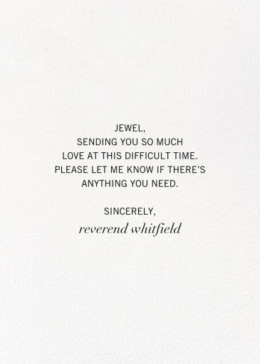 Koi Fish (Becca Stadtlander) - Sympathy Card by Red Cap Cards - Back