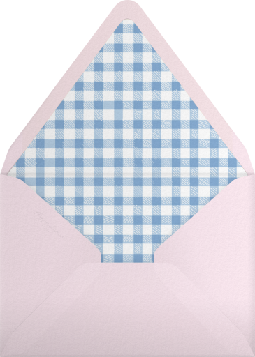Vichy Check - Paperless Post Envelope