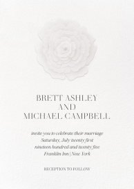 Pressed Ivory Flower by  Monique Lhuillier