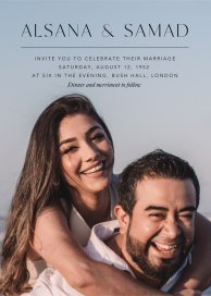 Effortless Photo - Wedding Invitation by Paperless Post