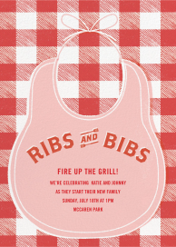 Ribs and Bibs by Paperless Post