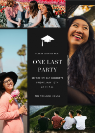 Quad - Graduation Party Invitation by Paperless Post
