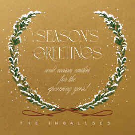 Snowy Sprigs - Christmas Card by Paperless Post