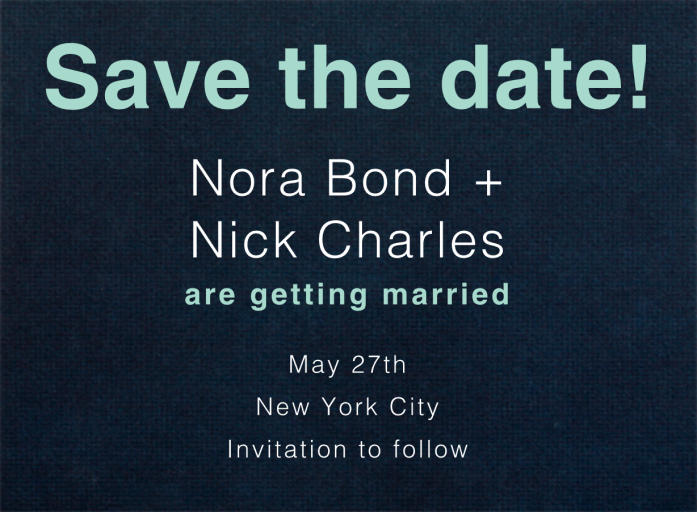 Full-Page Photo Horizontal (Double-Sided) - Save the Date by Paperless Post - Back