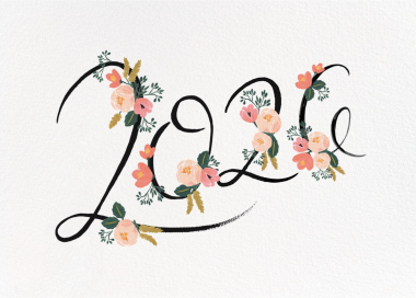 Botanic Year (Horizontal) - Greeting Card by Rifle Paper Co.