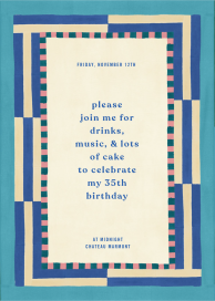 Milla - Birthday Invitation by Lisa Corti