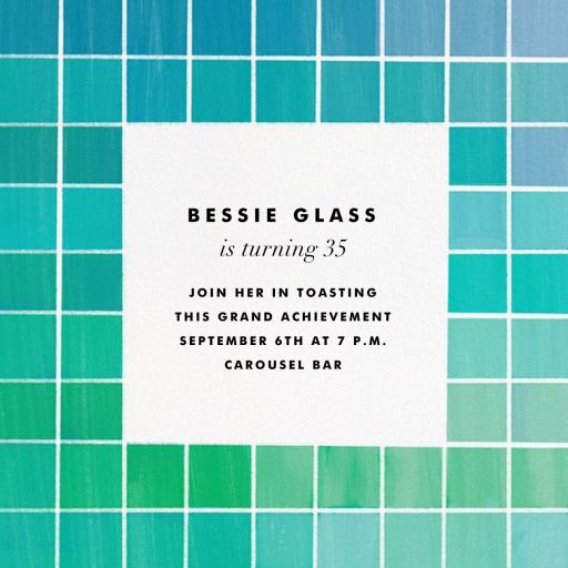 Chromatic (Photo) - Birthday Invitation by Kelly Wearstler - Back