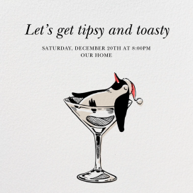 Tipsy Penguin by Paperless Post