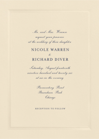 Minimalist Frame Invitation