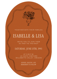 Floral and Scallop by Paperless Post