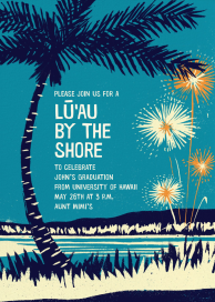 Seaside Fireworks - Party Invitation by Paperless Post