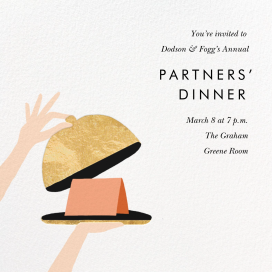 Cloche - Business Dinner Invitation by Rifle Paper Co.