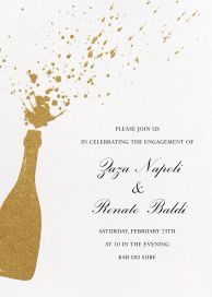 Champers - Engagement Party Invitation by Paperless Post