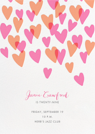 Hearts a Flutter - Birthday Invitation by Hello!Lucky