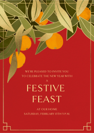 Tangerine Tree by Paperless Post