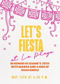 Fiesta Garland - Birthday Invitation by Paperless Post