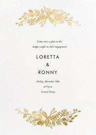 Floral Silhouette - Engagement Party Invitation by Rifle Paper Co.