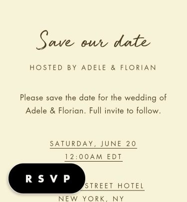 Wedding Save The Dates Send Online Instantly Track Opens