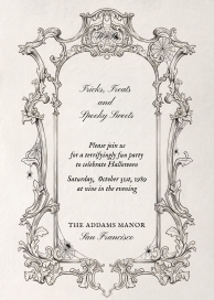 Baroque Frame - Halloween Invitation by Paperless Post