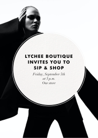 Orbit - Shopping Event Invitation by Paperless Post