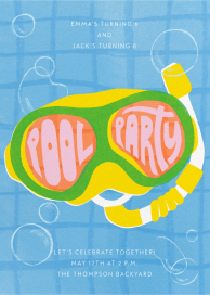 Swimfins - Birthday Invitation by Paperless Post