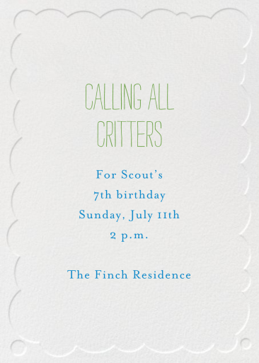 Confetti Letters - Surprise Party Invitation by Paperless Post - Back