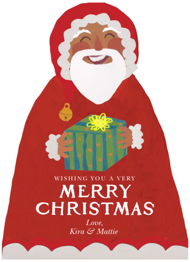 Jolly Gift Bearer - Christmas Card by Hadley Paper Goods