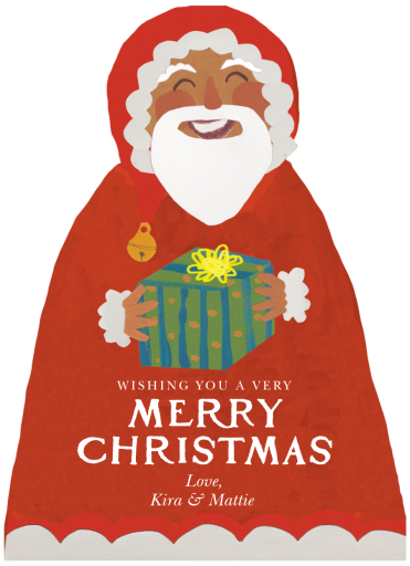 Jolly Gift Bearer - Holiday Card by Hadley Paper Goods