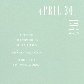 Mint - Invitation by Paperless Post