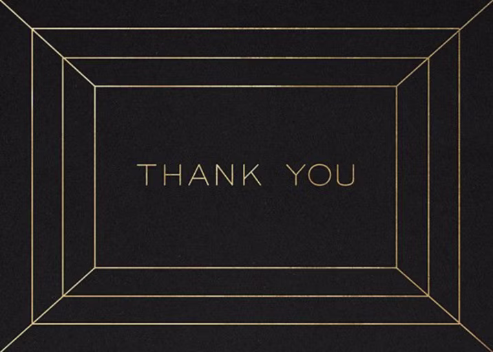 Deco Gratitude - Thank You Card by Paperless Post