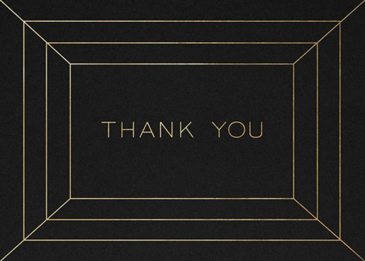 Deco Gratitude - Greeting Card by Paperless Post