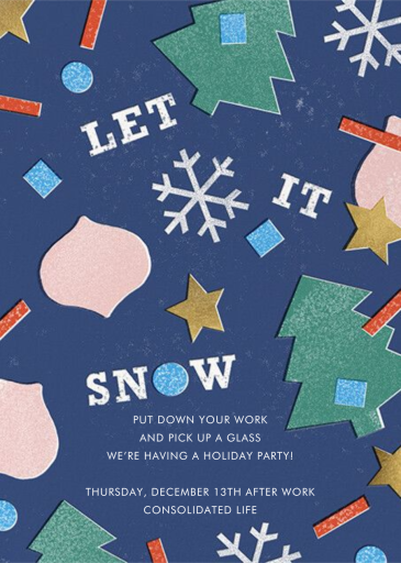 Globe Glitter by Paperless Post