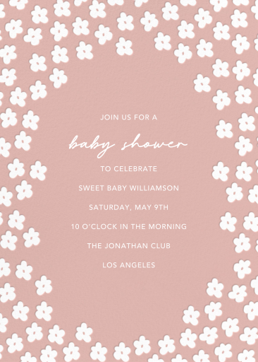 Patch of Posies - Baby Shower Invitation by Sugar Paper