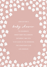 Patch of Posies - Baby Shower Invitation by Sugar Paper