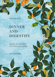 Fortunella - Party Invitation by Oscar de la Renta