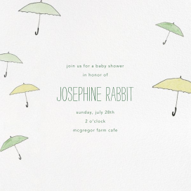 Umbrellas by Paperless Post