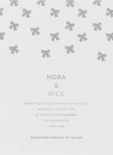 Tie the Knot by Oscar de la Renta