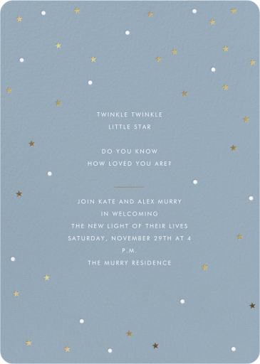 Tiny Stars - Engagement Party Invitation by Sugar Paper