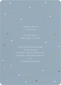 Tiny Stars - Baby Shower Invitation by Sugar Paper