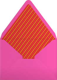 Colorful Doodle Party Invitation Envelope