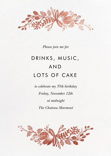 Floral Silhouette - Invitation by Rifle Paper Co.